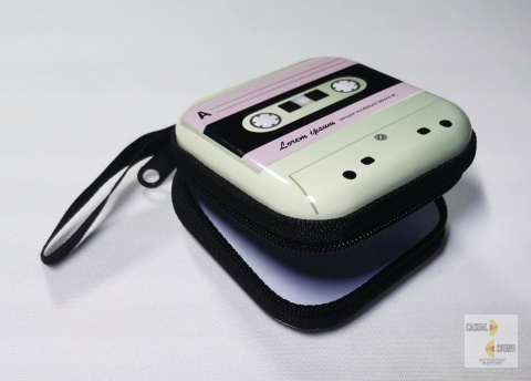 Etui na słuchawki, portfelik - zielone, kaseta Etui na słuchawki, portfelik - zielone, kaseta