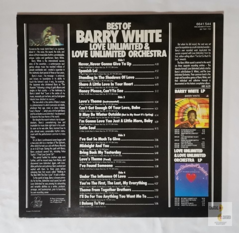 Barry White - Best of Barry White Love Unlimited & Love Unlimited Orchestra Barry White - Best of Barry White Love Unlimited & Love Unlimited Orchestra
